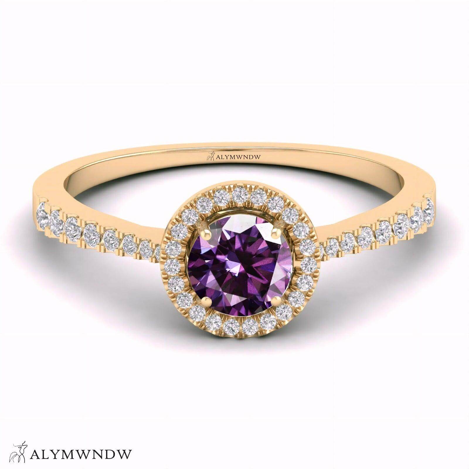 Alymwndw Jewellery Certified Lab Moissanite Ring – Timeless Elegance Craft - Alymwndw