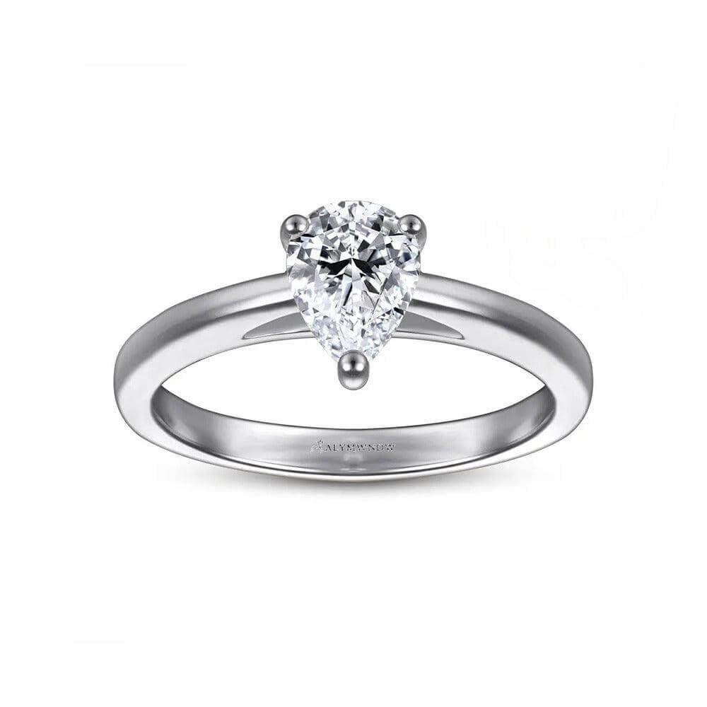 Alymwndw Jewellery Certified Lab Moissanite Ring – Timeless Elegance Craft - Alymwndw