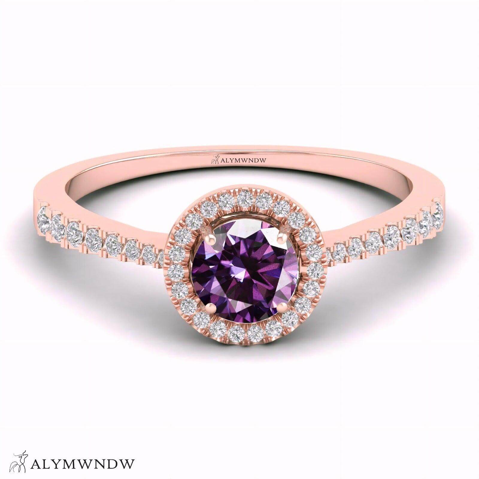 Alymwndw Jewellery Certified Lab Moissanite Ring – Timeless Elegance Craft - Alymwndw