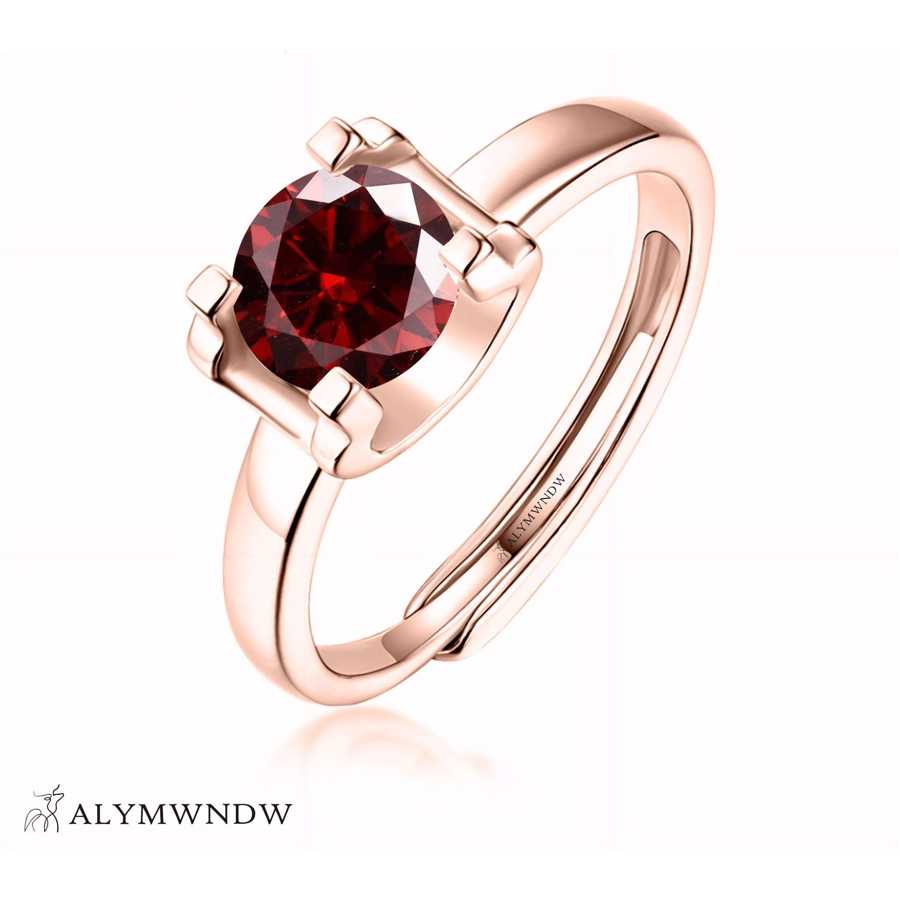 Alymwndw Jewellery Certified Lab Moissanite Ring – Timeless Elegance Design - Alymwndw