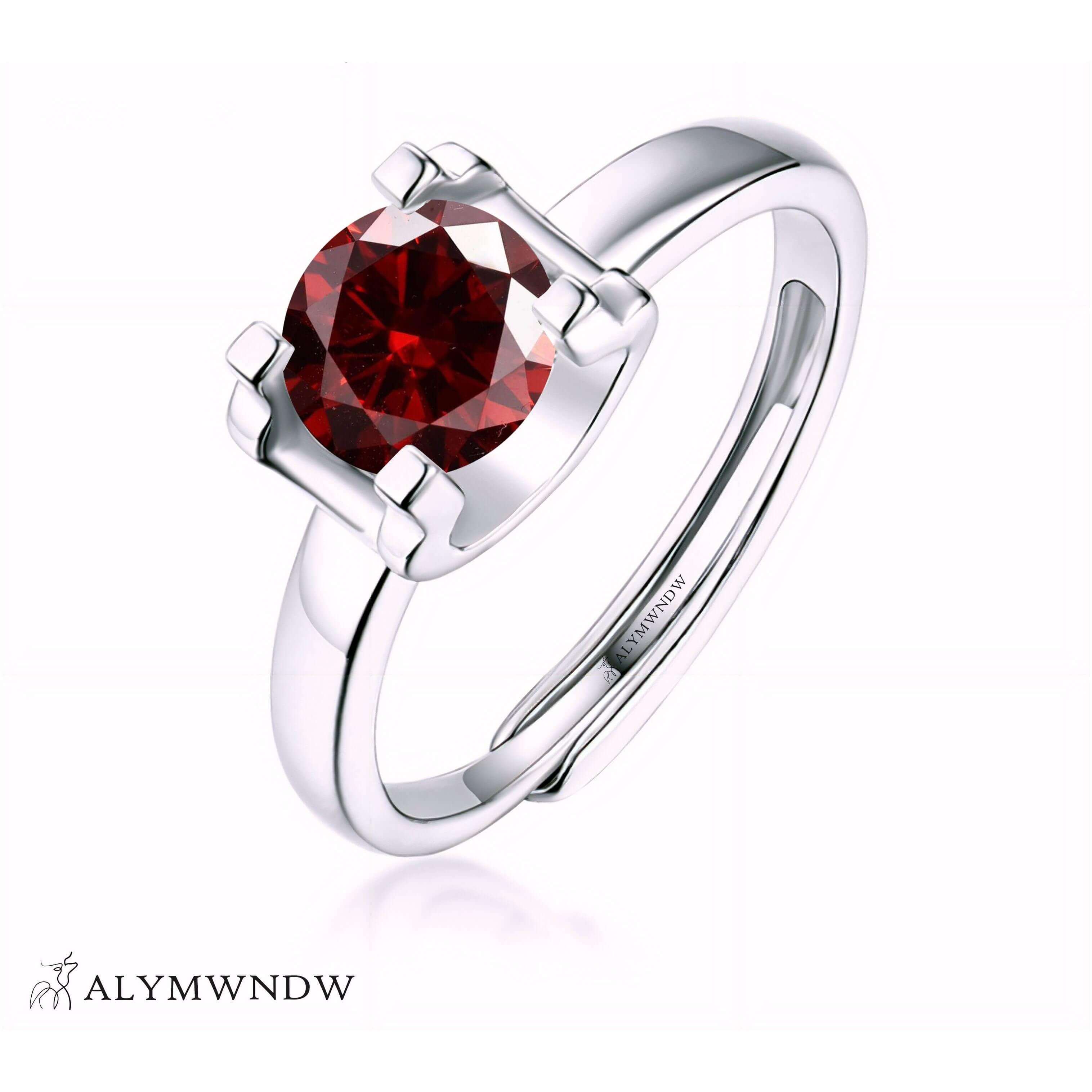 Alymwndw Jewellery Certified Lab Moissanite Ring – Timeless Elegance Design - Alymwndw