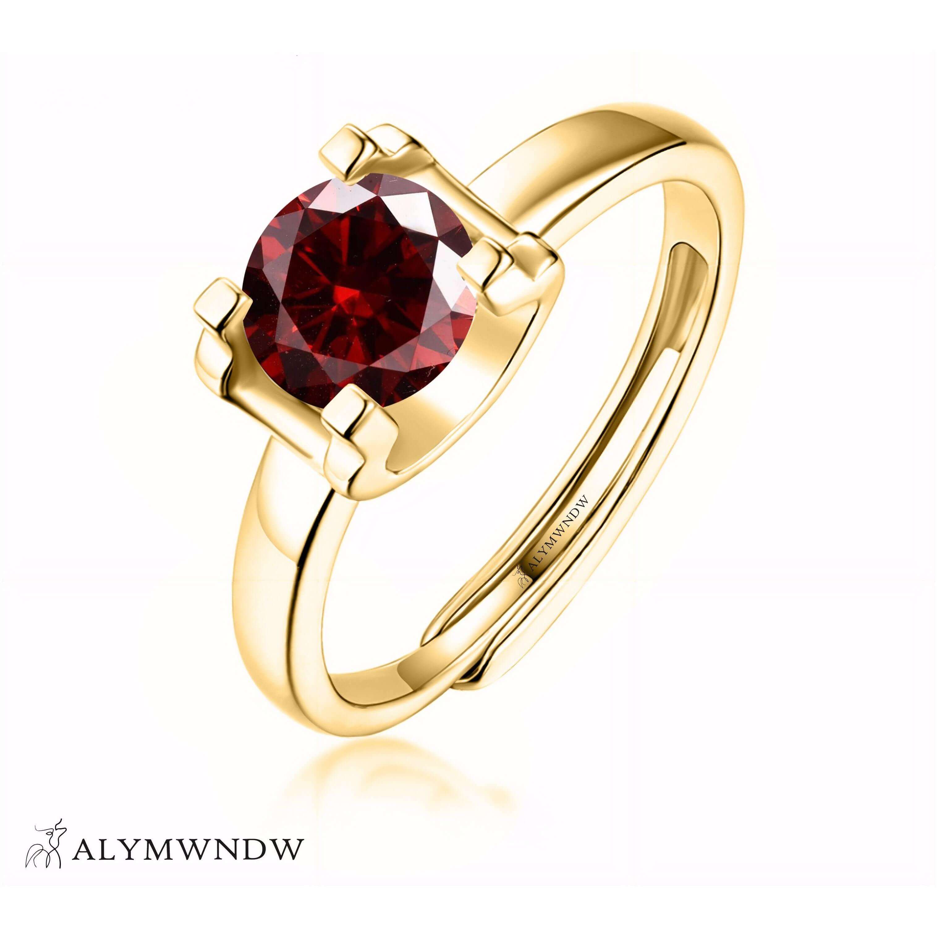 Alymwndw Jewellery Certified Lab Moissanite Ring – Timeless Elegance Design - Alymwndw