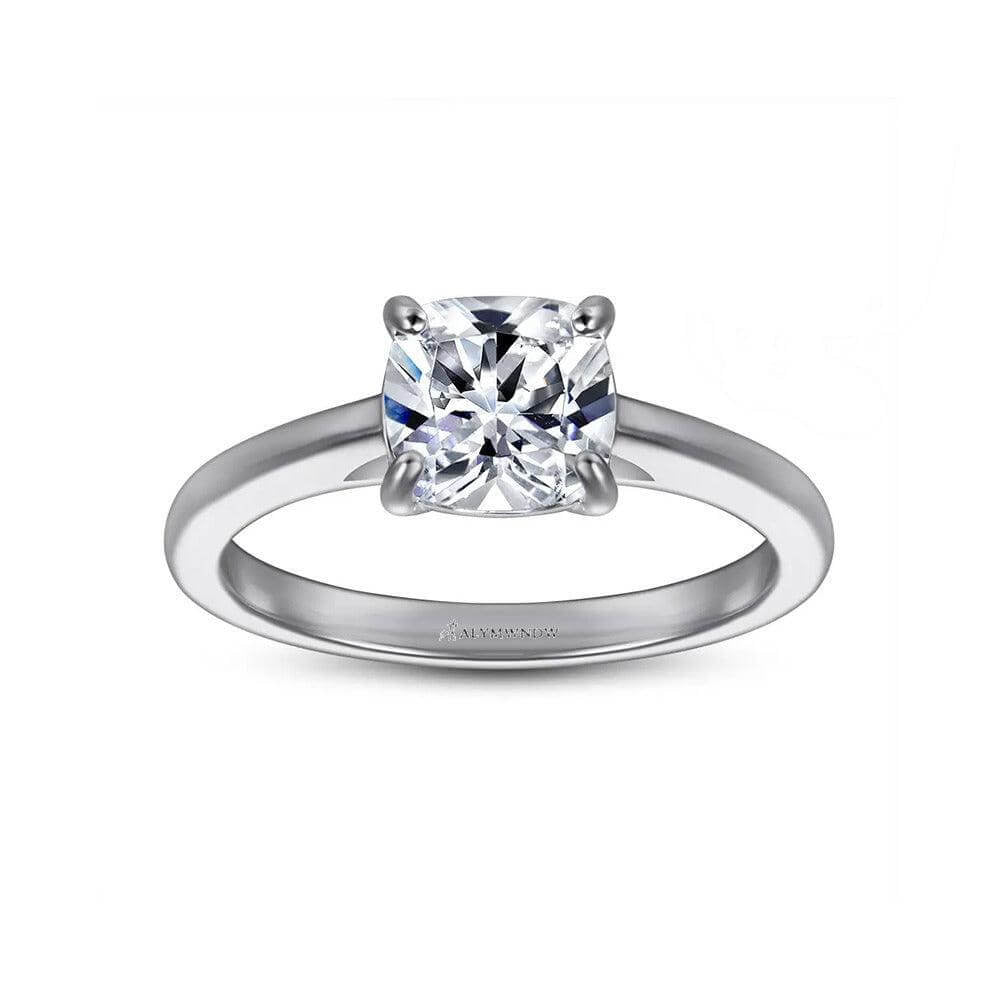 Alymwndw Jewellery Certified Lab Moissanite Ring – Timeless Elegance Design - Alymwndw