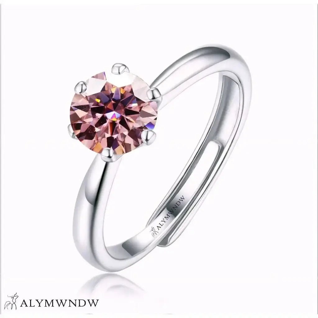 Alymwndw Jewellery Certified Lab Moissanite Ring – Timeless Luxury Design - Alymwndw
