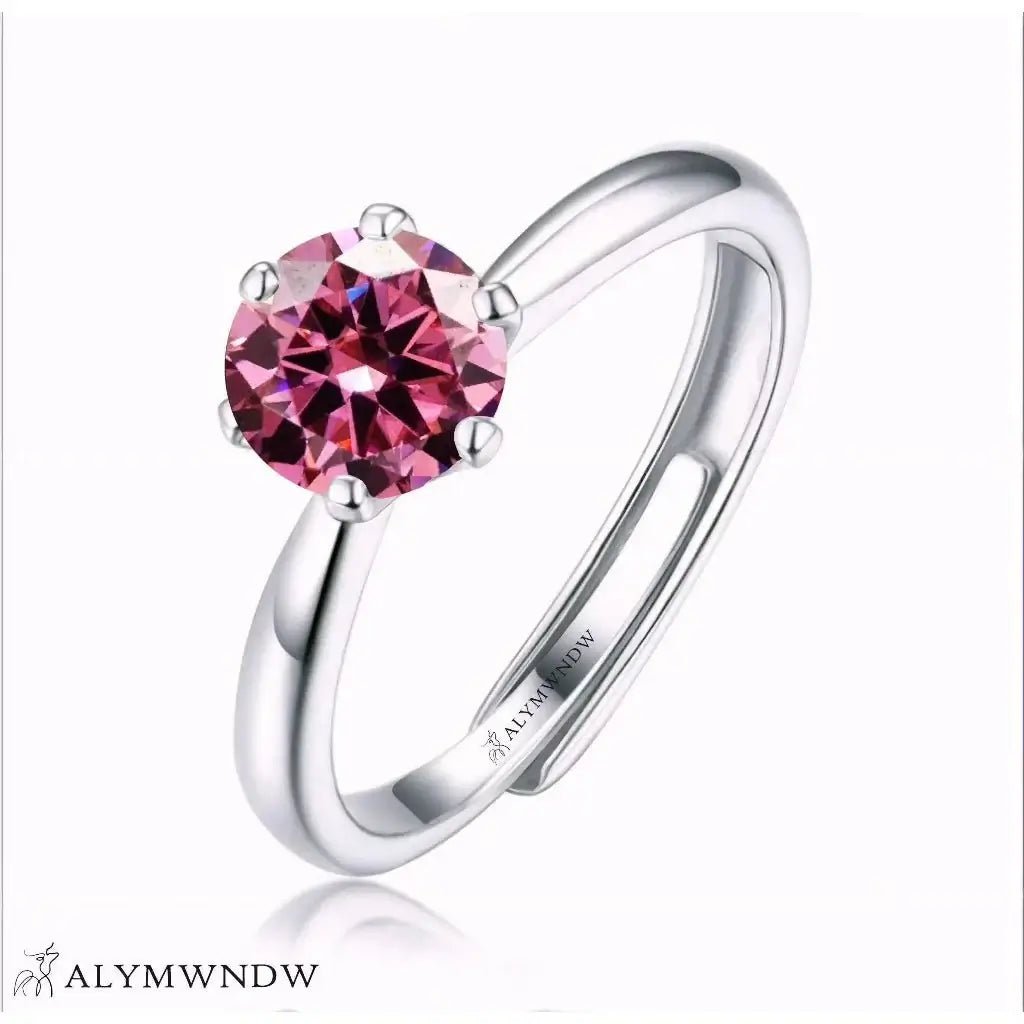 Alymwndw Jewellery Certified Lab Moissanite Ring – Timeless Luxury Design - Alymwndw