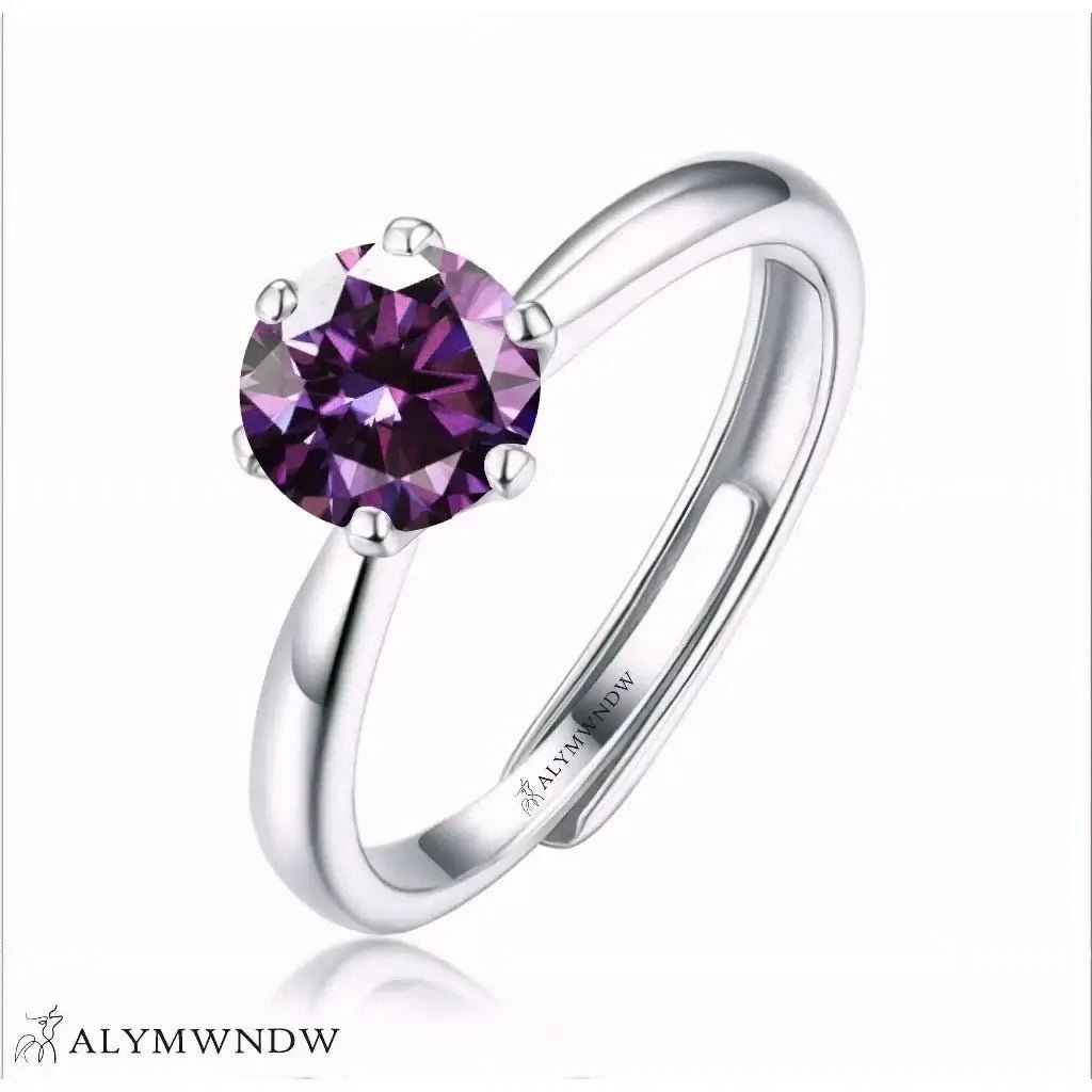 Alymwndw Jewellery Certified Lab Moissanite Ring – Timeless Luxury Design - Alymwndw