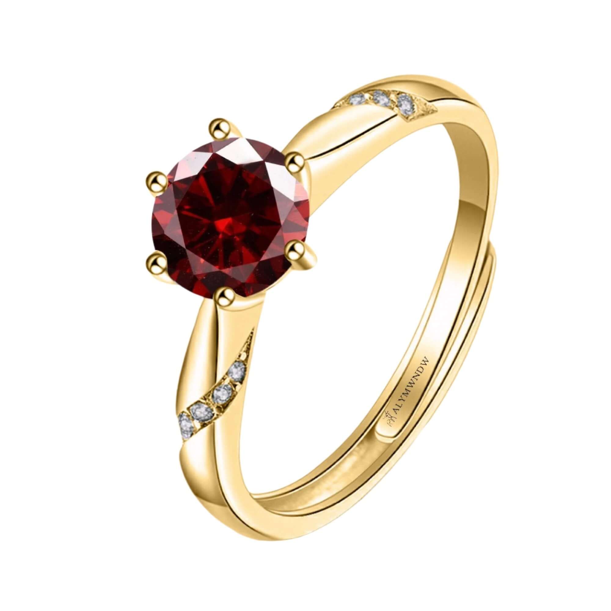 Alymwndw Jewellery Certified Lab Moissanite Ring – Timeless Luxury Elegance Item Description: - Alymwndw