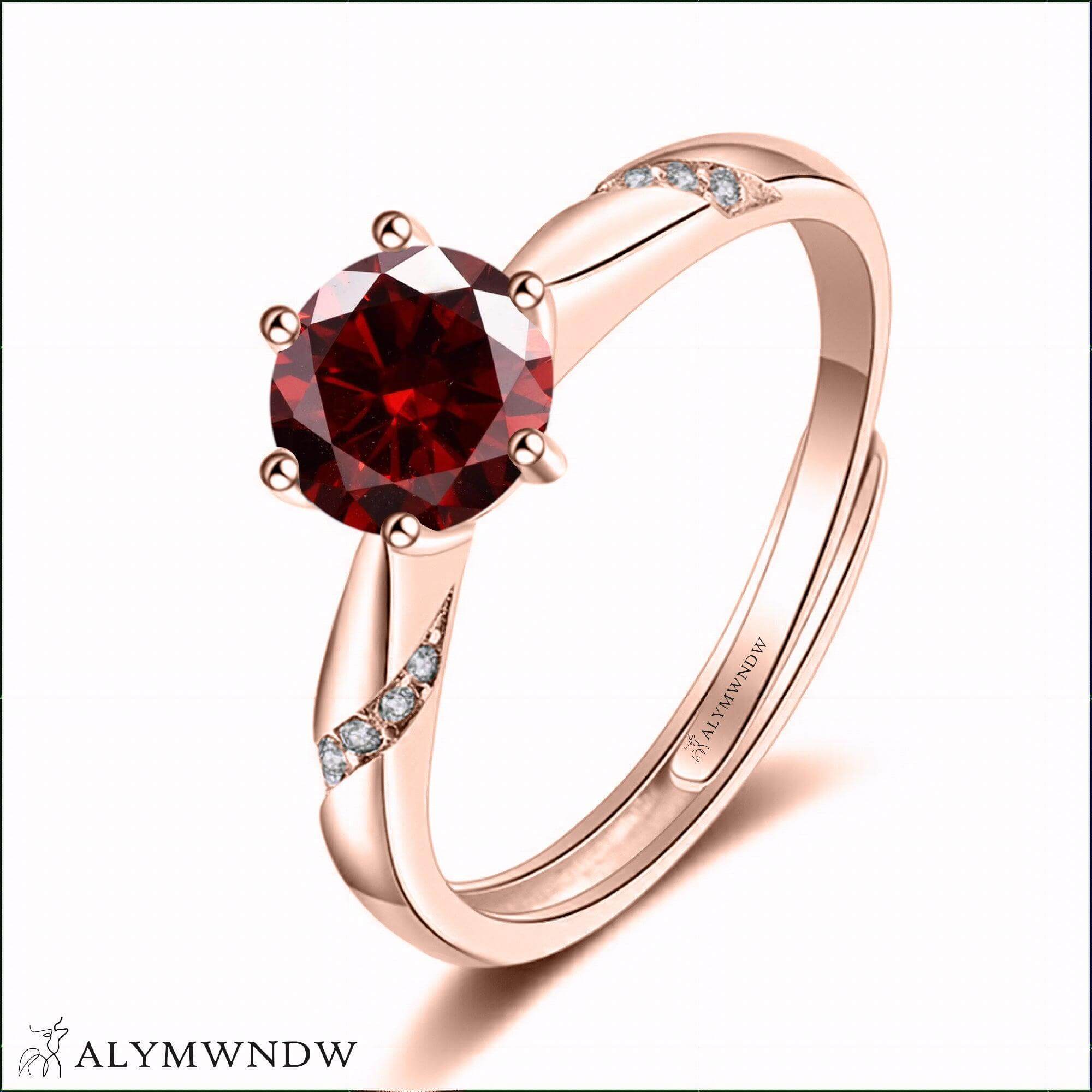 Alymwndw Jewellery Certified Lab Moissanite Ring – Timeless Luxury Elegance Item Description: - Alymwndw