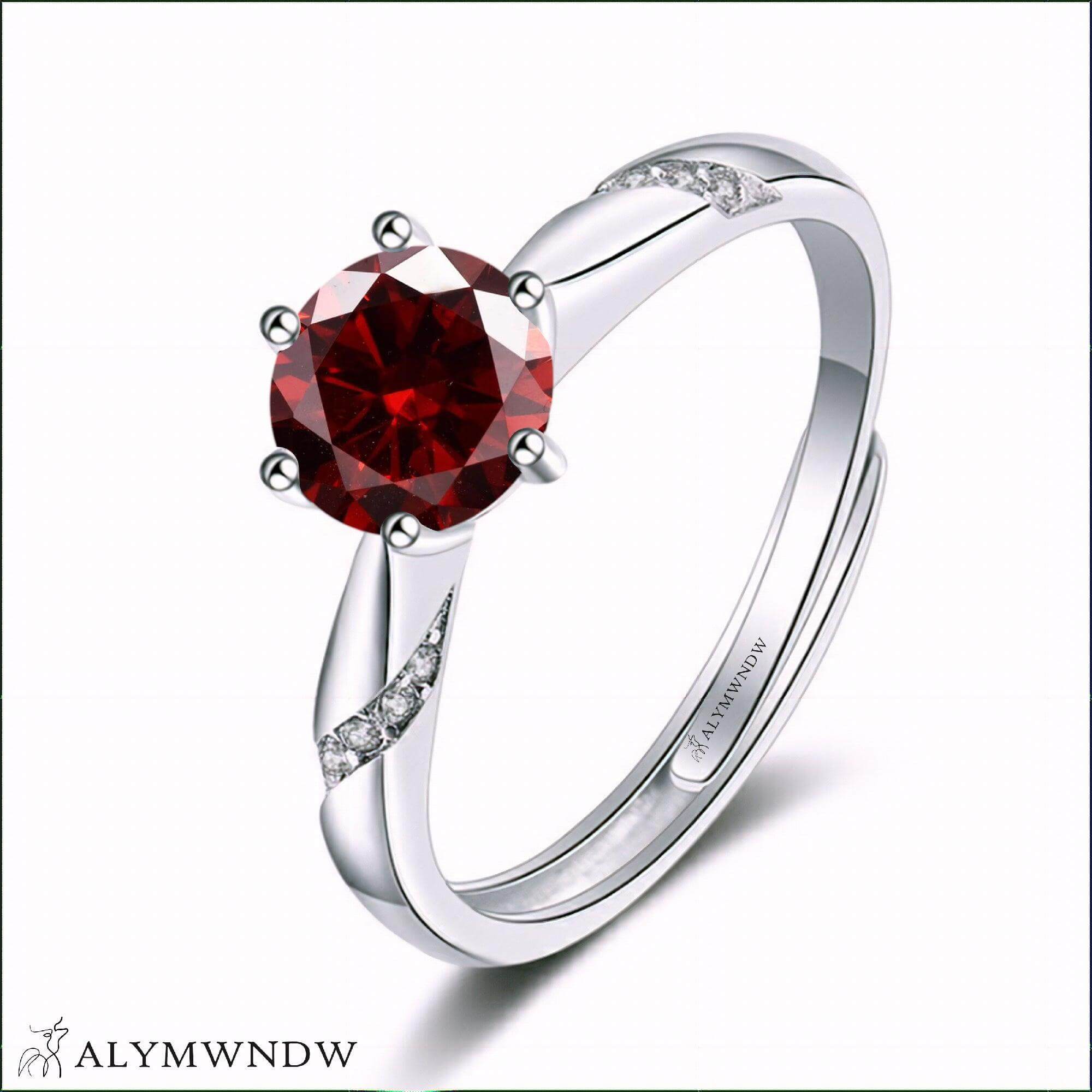 Alymwndw Jewellery Certified Lab Moissanite Ring – Timeless Luxury Elegance Item Description: - Alymwndw