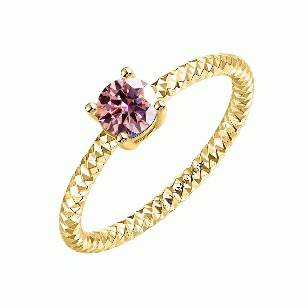 Alymwndw Jewellery Certified Lab Moissanite Ring – Timeless Signature Elegance - Alymwndw