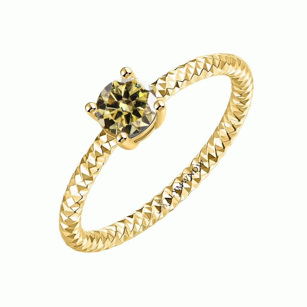 Alymwndw Jewellery Certified Lab Moissanite Ring – Timeless Signature Elegance - Alymwndw