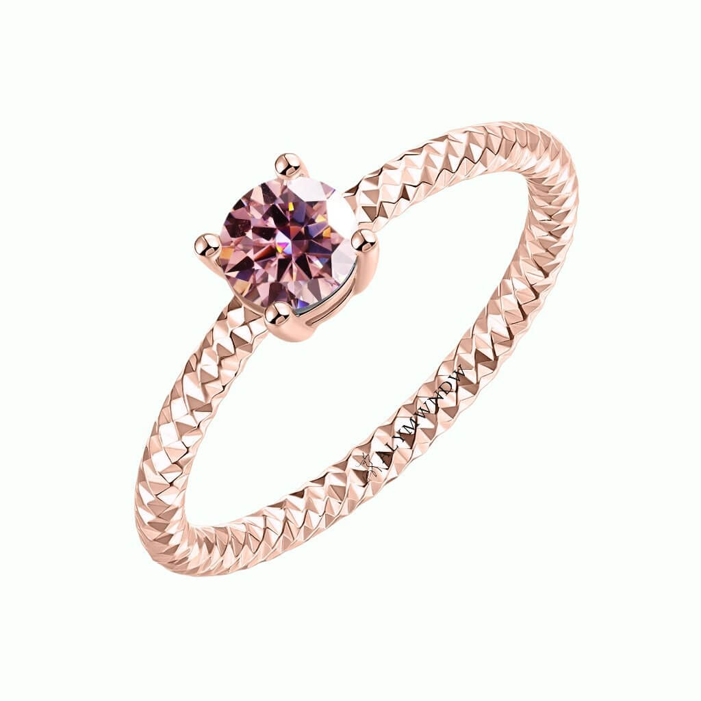 Alymwndw Jewellery Certified Lab Moissanite Ring – Timeless Signature Elegance - Alymwndw