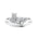 Alymwndw Jewellery Modern Cluster Moissanite Ring – Bold Sparkle Design - Alymwndw