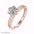 Alymwndw Jewellery Women’s Lab Grown Diamond Ring – Elegant Craft Design - Alymwndw