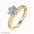 Alymwndw Jewellery Women’s Lab Grown Diamond Ring – Elegant Craft Design - Alymwndw