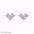 Butterfly Moissanite Earrings – Silver, 18K Gold & Platinum - Alymwndw