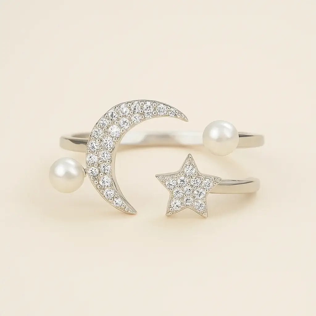 Celestial Dreams 925 Sterling Silver Ring - Alymwndw