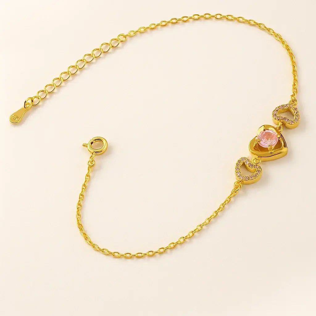 Celestial Shimmer 925 Sterling Silver Bracelet - Alymwndw