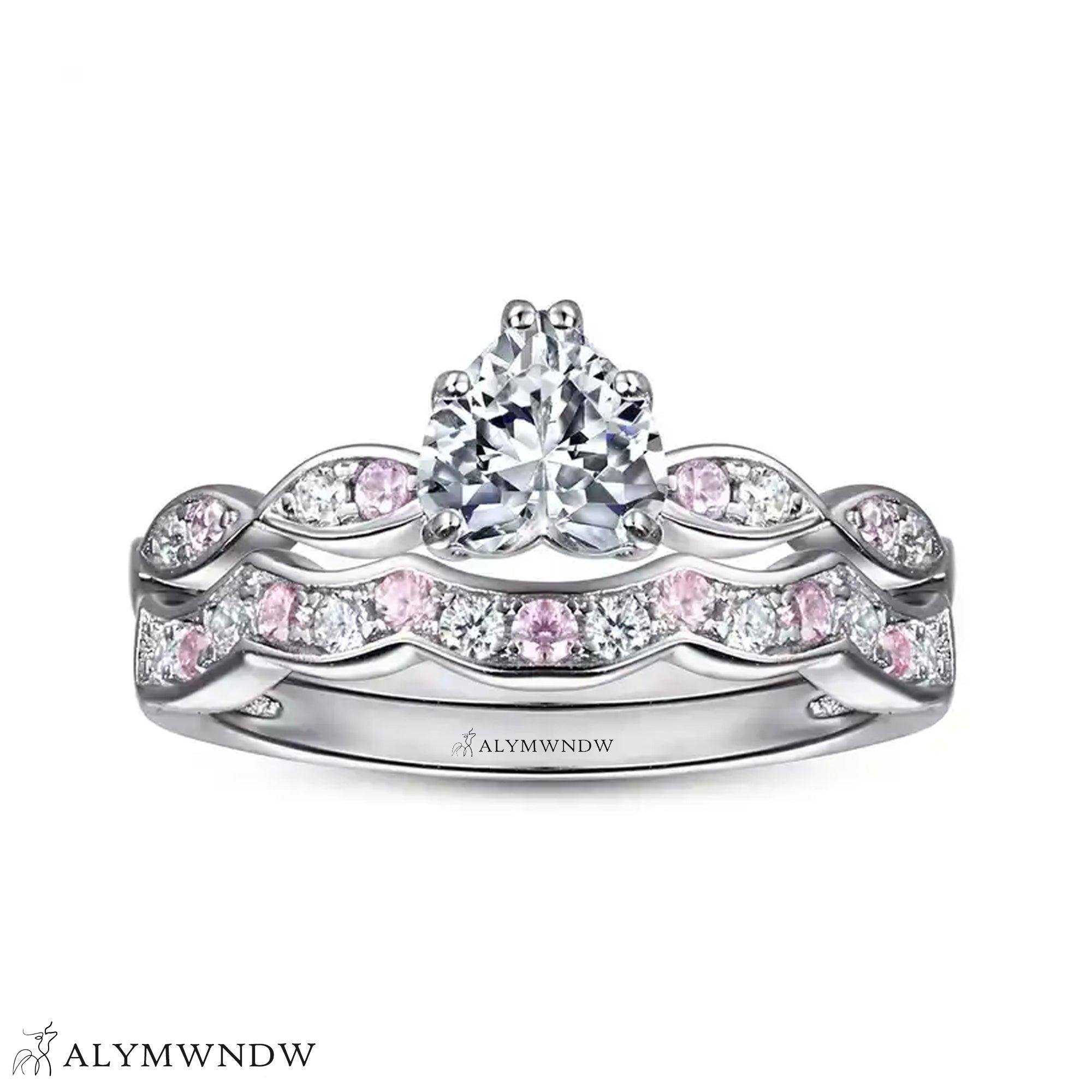 Classic Diamond Ring Set in 18K Gold & Platinum – TW001R - Alymwndw