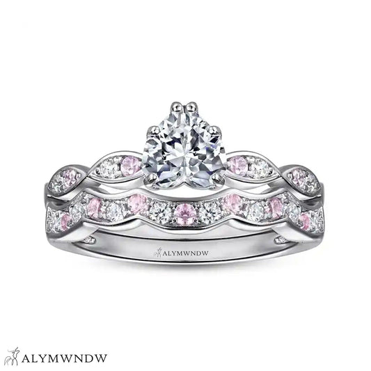 Classic Diamond Ring Set in 18K Gold & Platinum – TW001R - Alymwndw