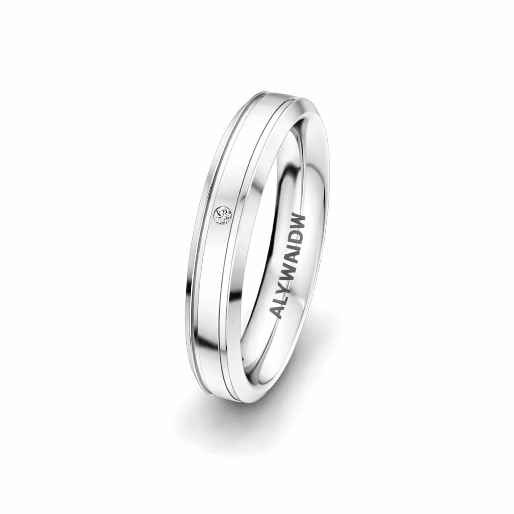 Classic Double Band Ring – Gold, Silver & Rose Gold - Alymwndw