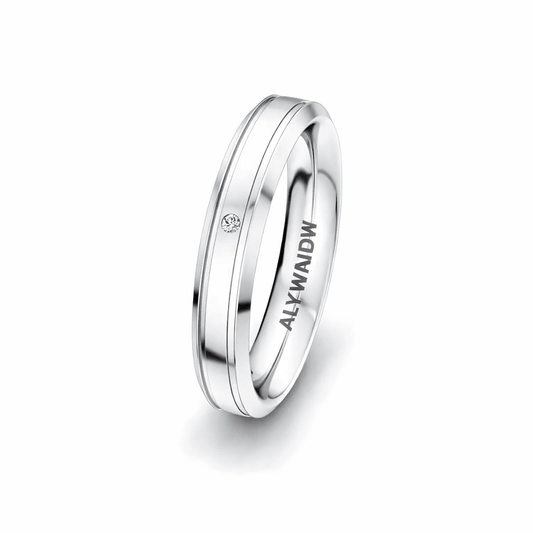 Classic Double Band Ring – Gold, Silver & Rose Gold - Alymwndw