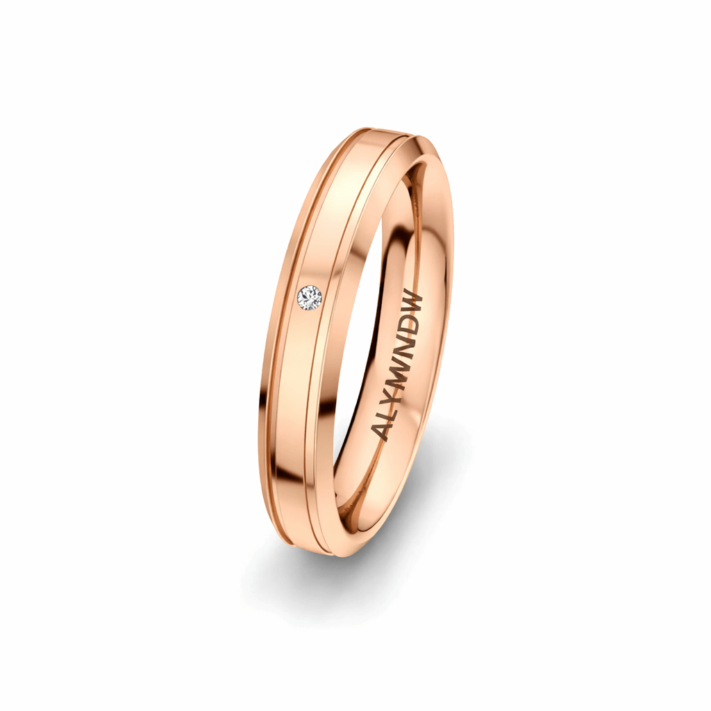 Classic Double Band Ring – Gold, Silver & Rose Gold - Alymwndw