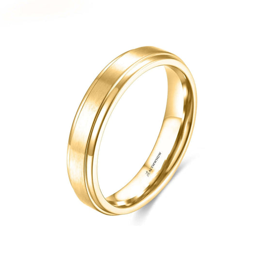 Classic Double Band Ring – Gold, Silver & Rose Gold - Alymwndw