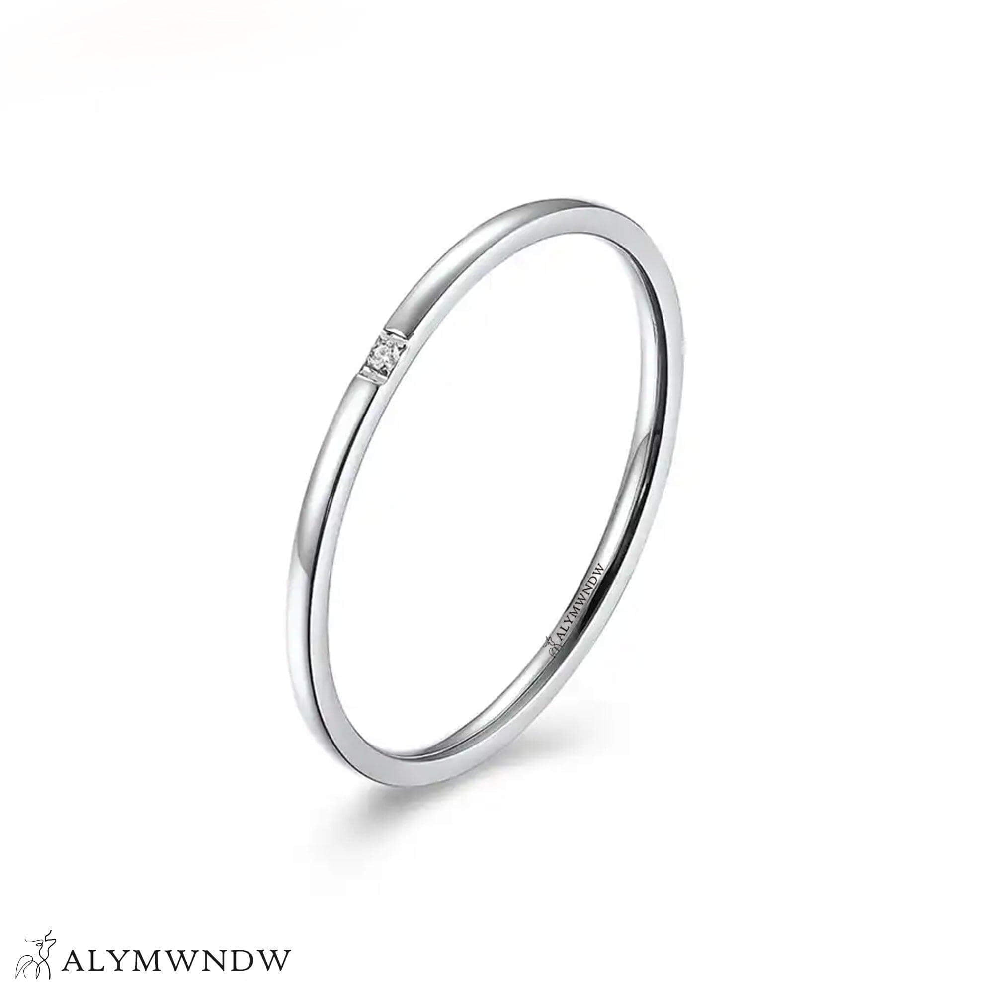 Classic Minimal Ring – Gold, Silver & Rose Gold - Alymwndw