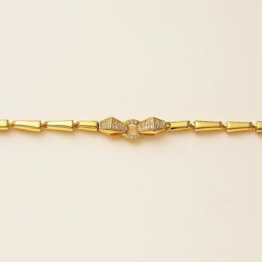 Cosmic Bond Gold - Plated 925 Sterling Silver Bracelet - Alymwndw