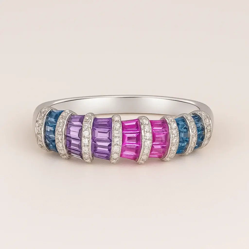 Cosmic Horizon 925 Sterling Silver Ring - Alymwndw
