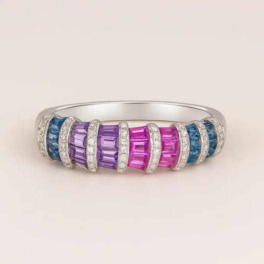 Cosmic Horizon 925 Sterling Silver Ring - Alymwndw