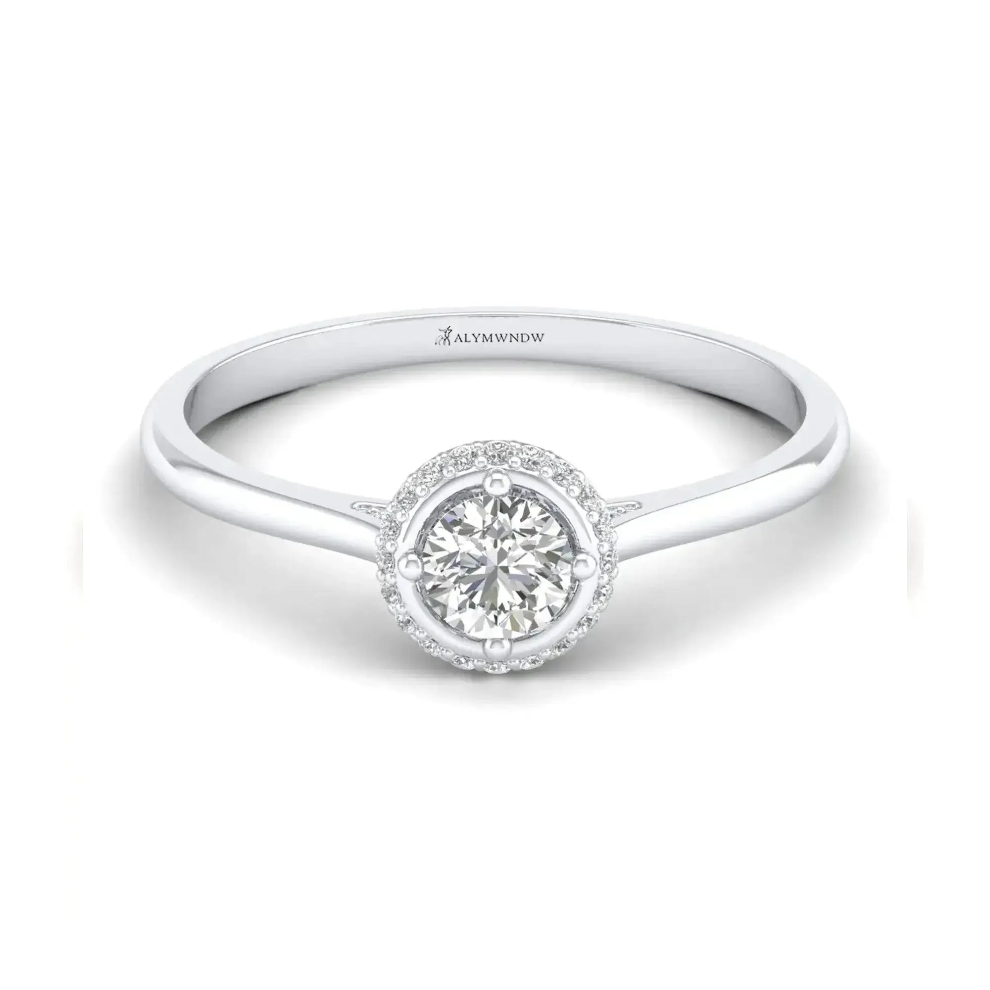 Custom 18K Gold Moissanite Ring – Crafted Perfectly - Alymwndw