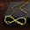 Custom Infinity Name Necklace with Heart – Personalized Gold Necklace - Alymwndw