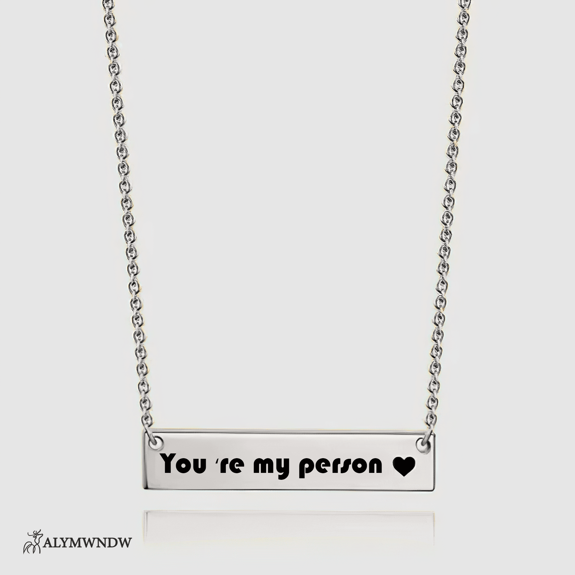 Custom Initial Necklace with Heart Charm – Personalized Gold Jewelry - Alymwndw