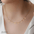 Custom Multi Initial Necklace – Personalized Gold Letter Necklace - Alymwndw