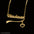Custom Name Necklace with Heart – 18K / 21K / 22K Gold Personalized Jewelry - Alymwndw
