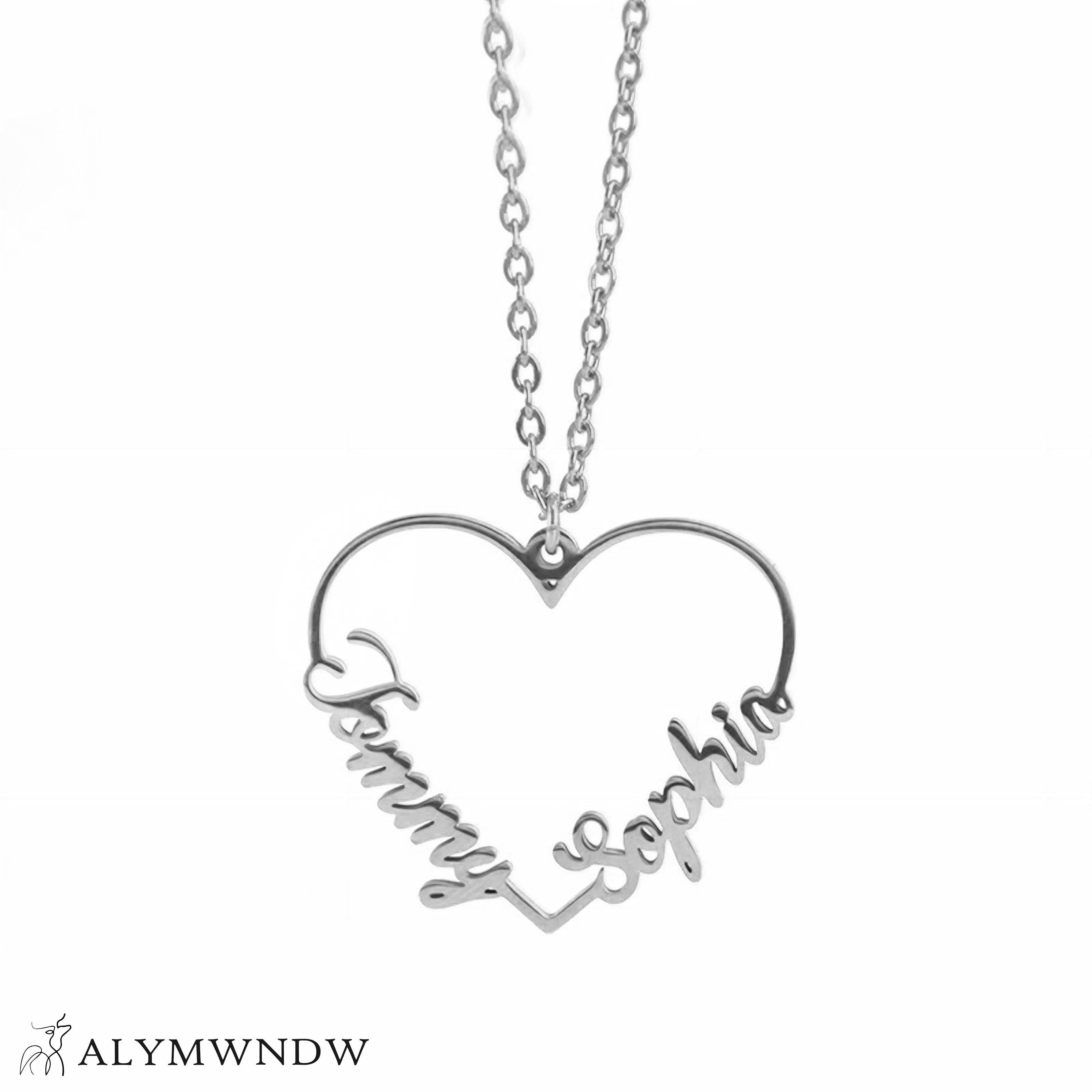 Custom Number Necklace – Personalized Year Necklace in Gold - Alymwndw