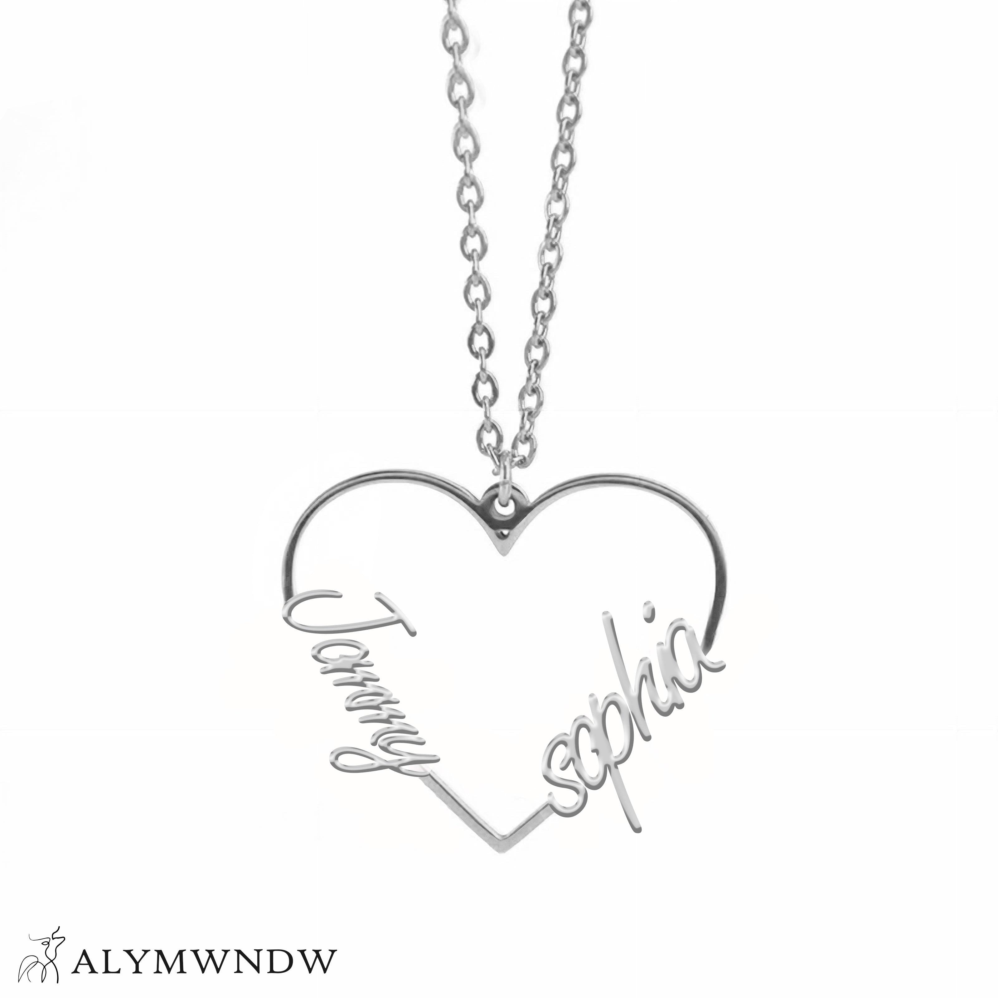 Custom Number Necklace – Personalized Year Necklace in Gold - Alymwndw
