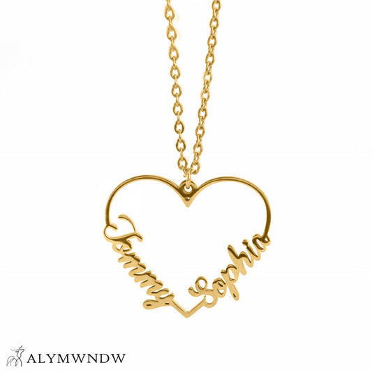 Custom Number Necklace – Personalized Year Necklace in Gold - Alymwndw