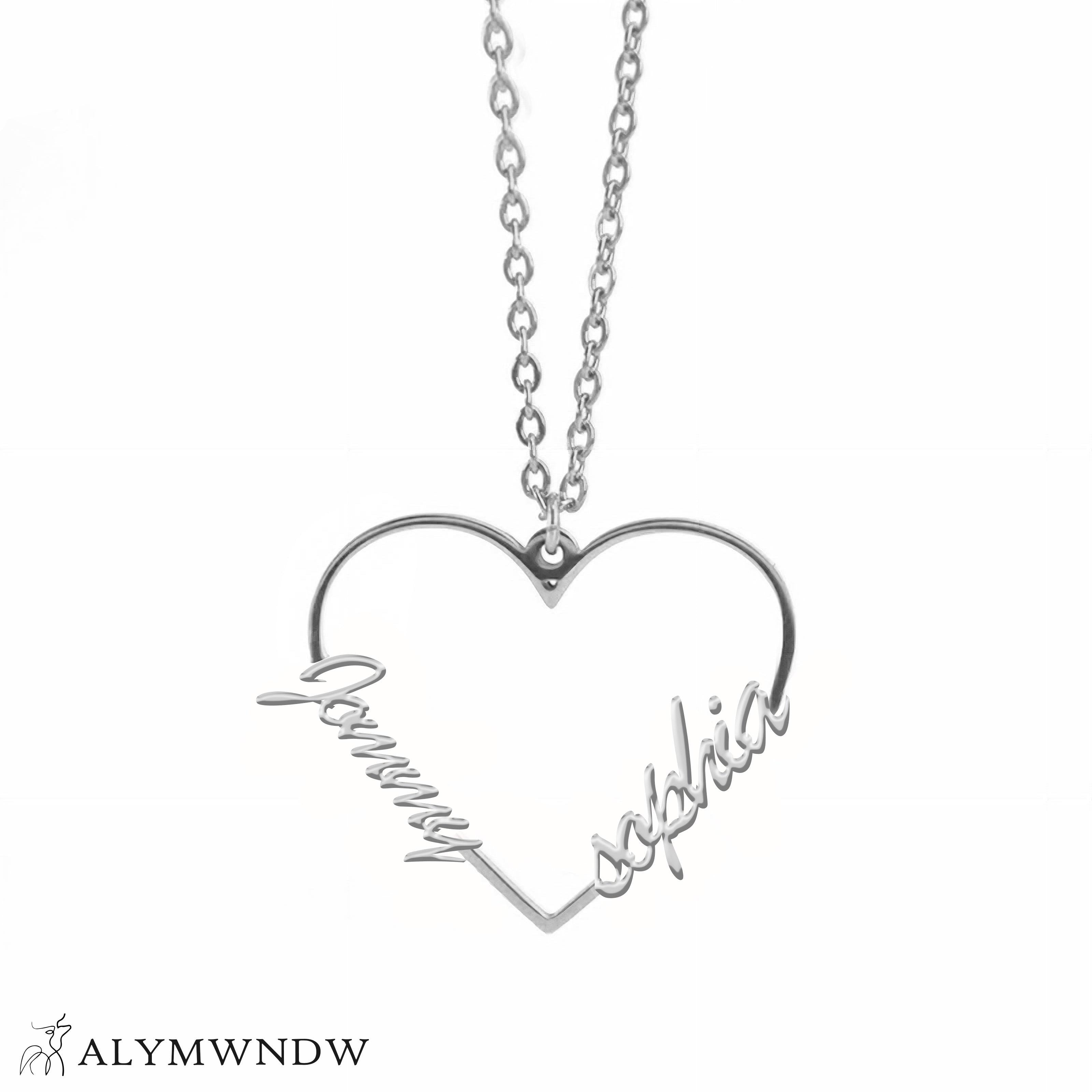 Custom Number Necklace – Personalized Year Necklace in Gold - Alymwndw