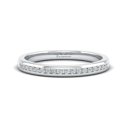 Diamond Band Ring - Alymwndw