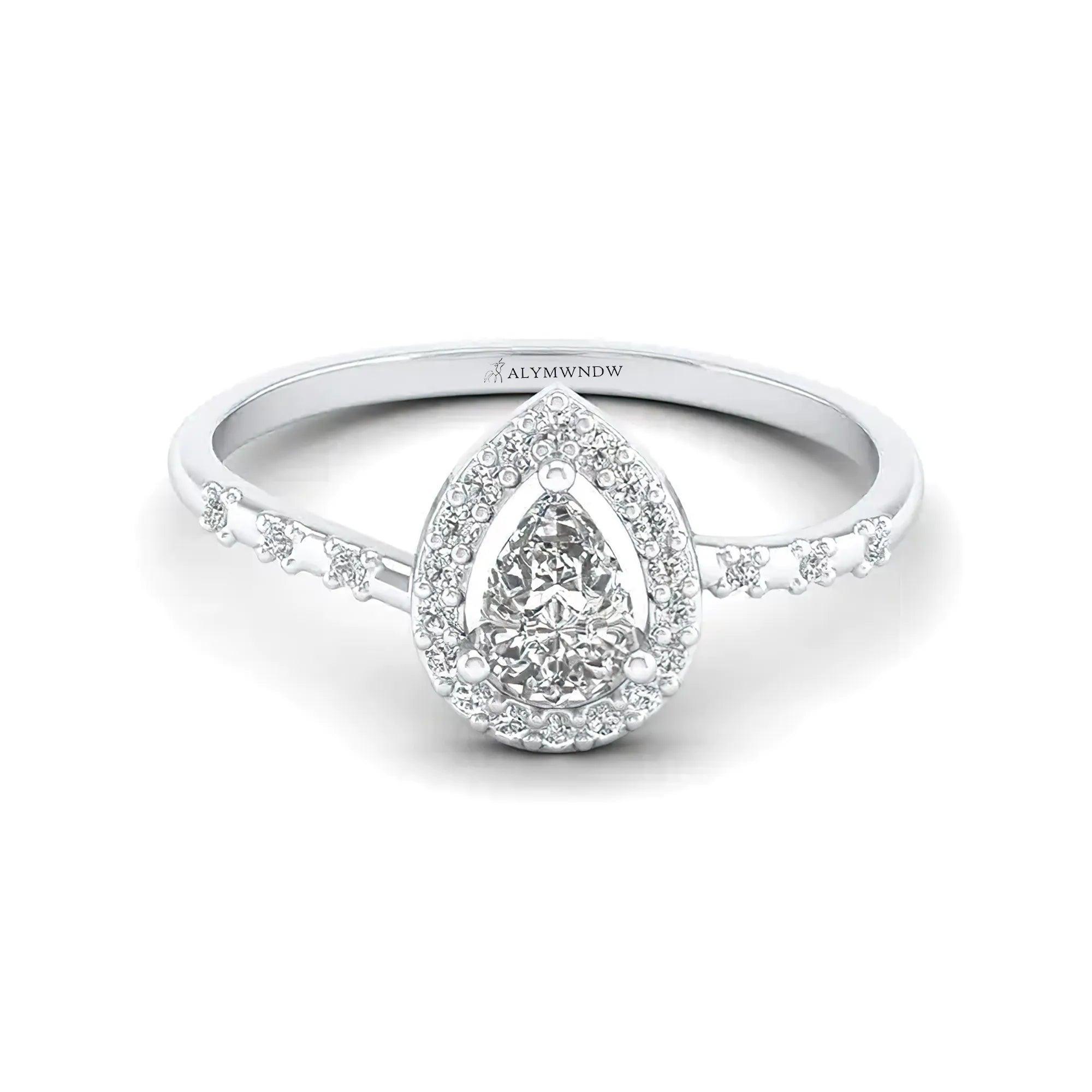 Dreamy Ring With Lab Grown Diamond - Alymwndw