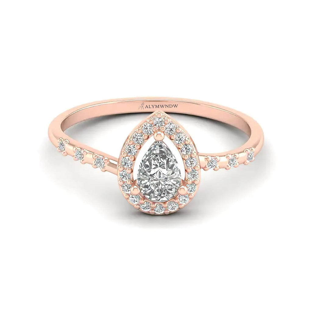 Dreamy Ring With Lab Grown Diamond - Alymwndw