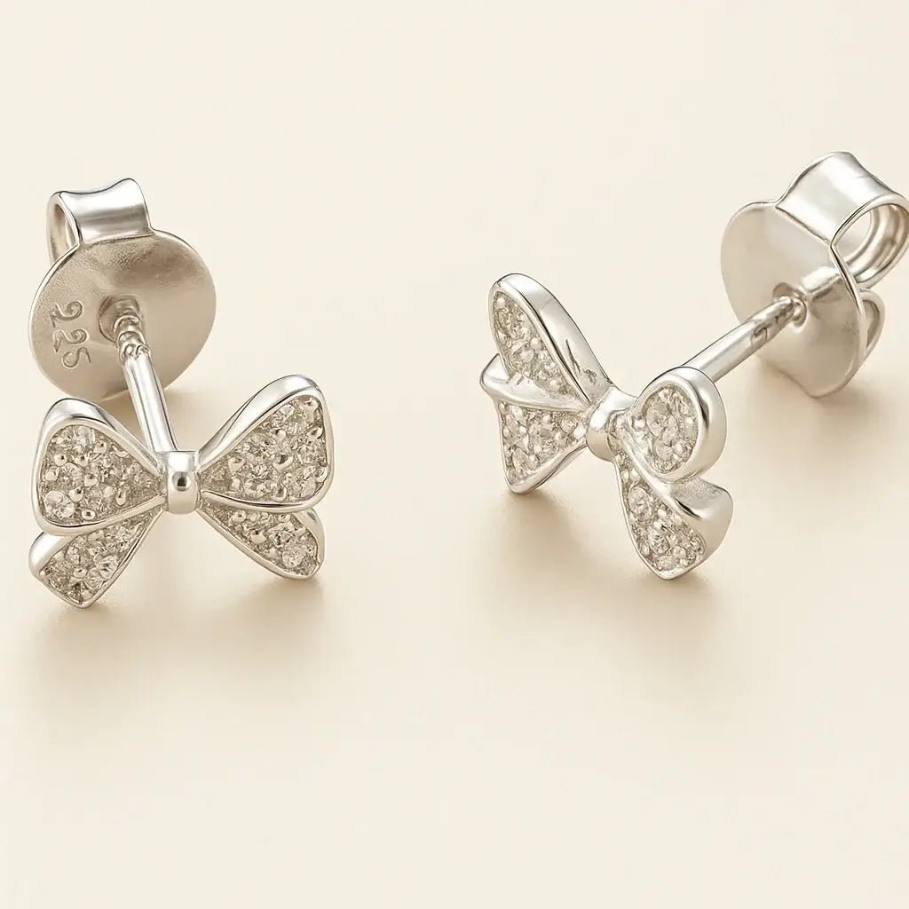 Elegant Hoop Stud Earrings – 925 Silver, Hypoallergenic - Alymwndw