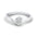 Elegant Moissanite Diamond Ring in Silver, Gold & Platinum – GRA Certified, Customizable Luxury Band - Alymwndw
