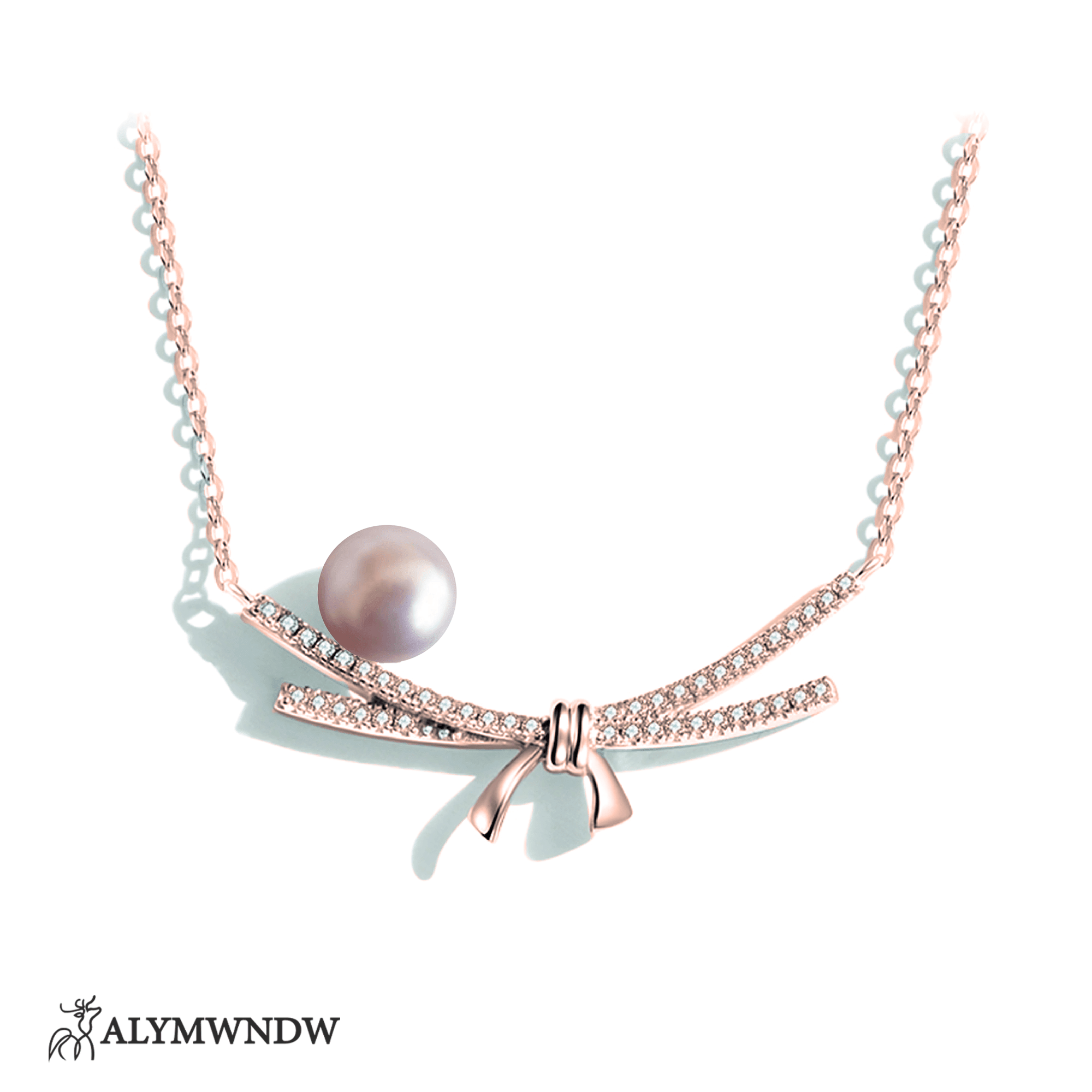 Elegant Pearl Necklace - Alymwndw