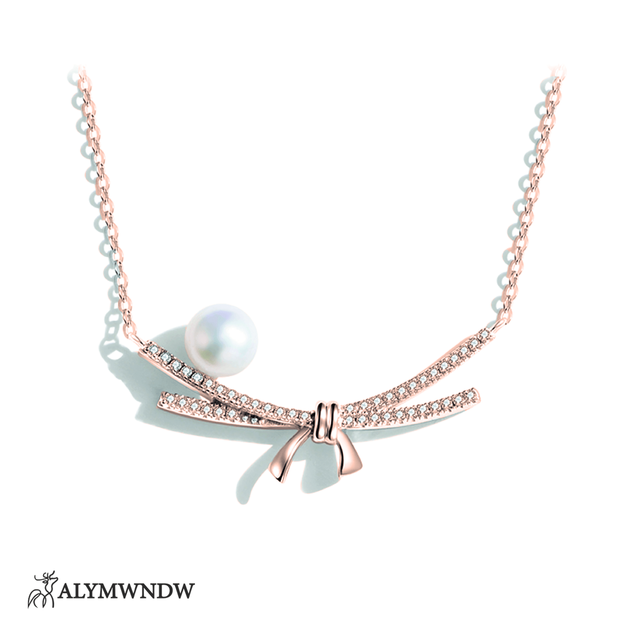 Elegant Pearl Necklace - Alymwndw