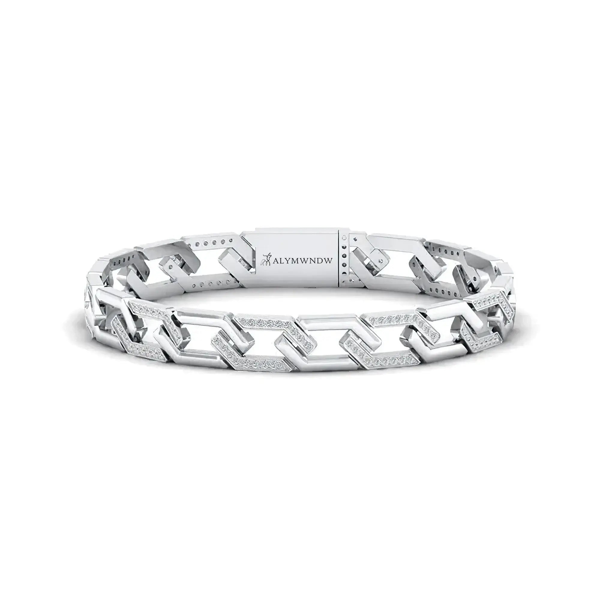 Elite Brilliance Moissanite Bracelet in Silver, Gold & Platinum - Alymwndw