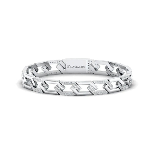 Elite Brilliance Moissanite Bracelet in Silver, Gold & Platinum - Alymwndw